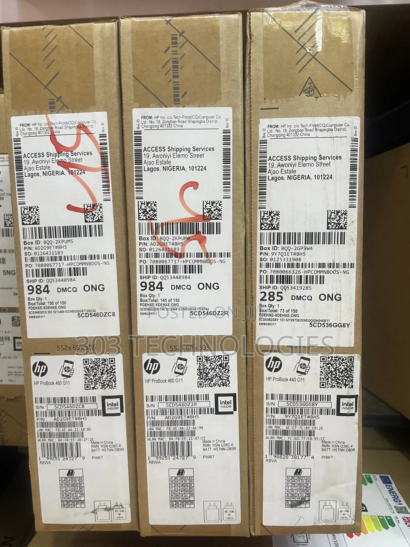 New Laptop HP 15-fd0290ns 8GB Intel Core i3 SSD 256GB