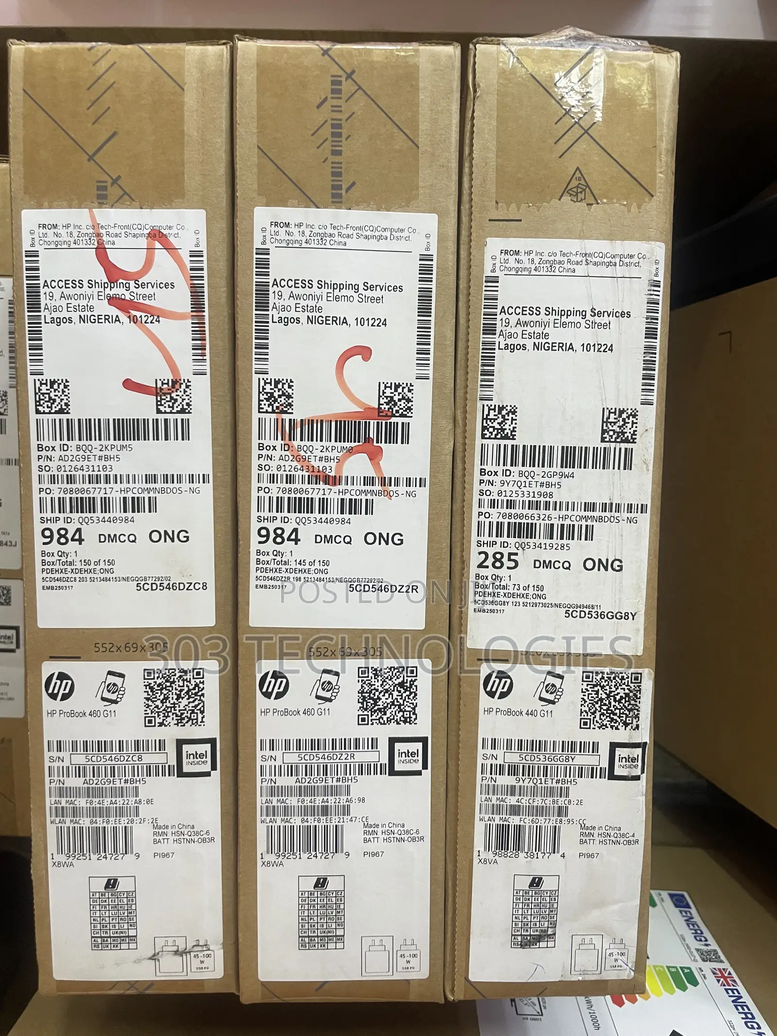 New Laptop HP 15-fd0290ns 8GB Intel Core i3 SSD 256GB