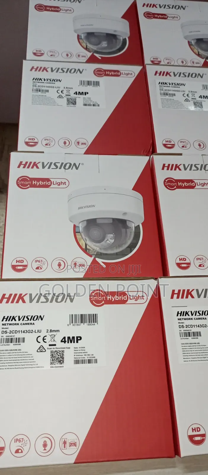 Hikvision Ds-2cd1143g0-Iuf | 4 Mp Dome Built-in Audio