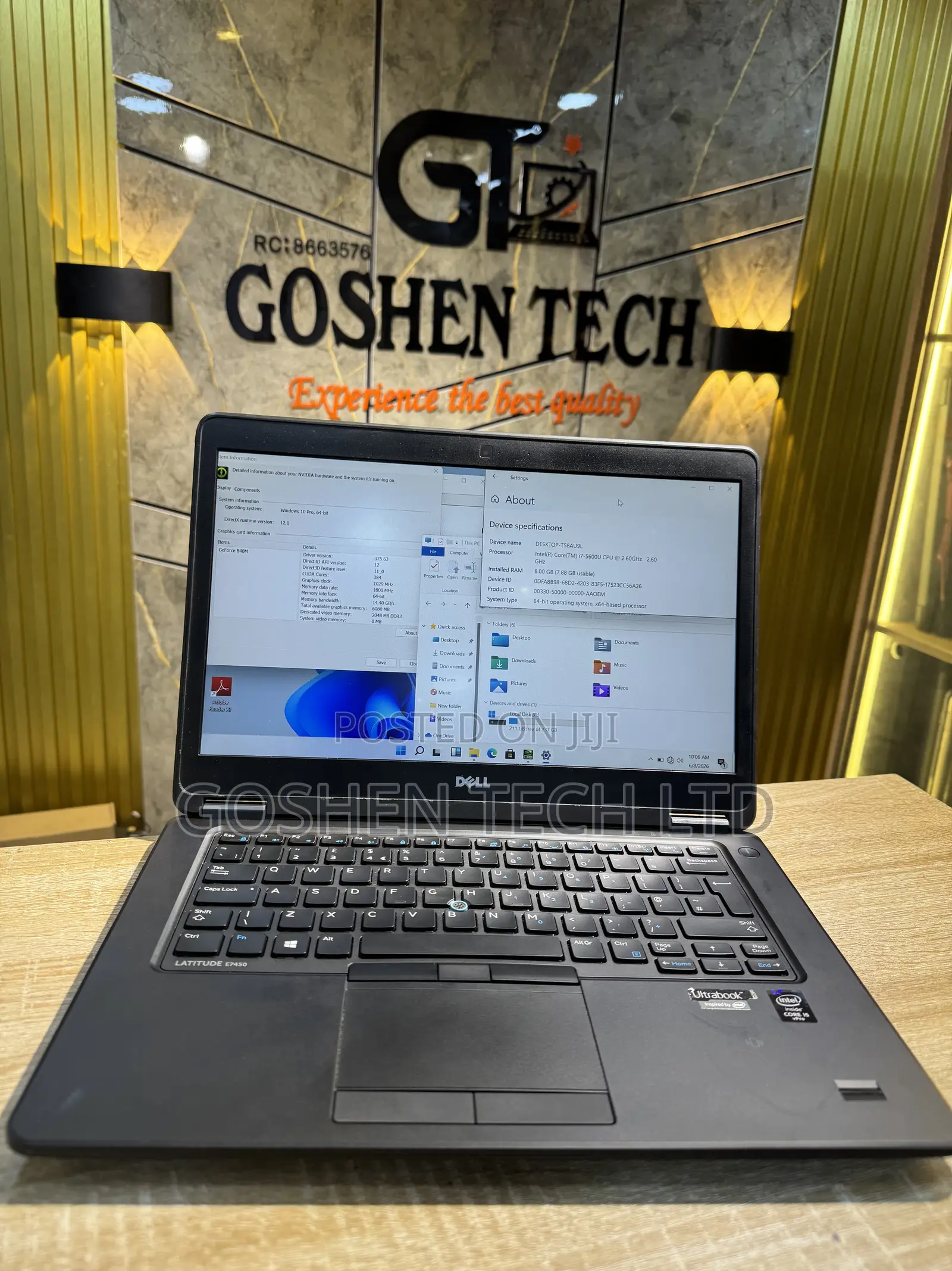 Laptop Dell Latitude 7450 8GB Intel Core i7 SSD 256GB
