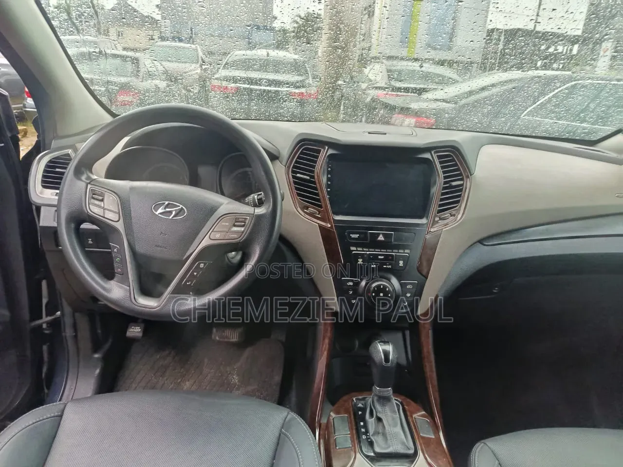 Hyundai Santa Fe SE AWD 2016 Blue
