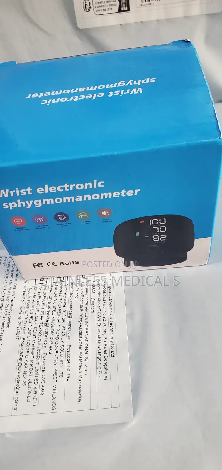 Wrist Blood Pressure Monitor