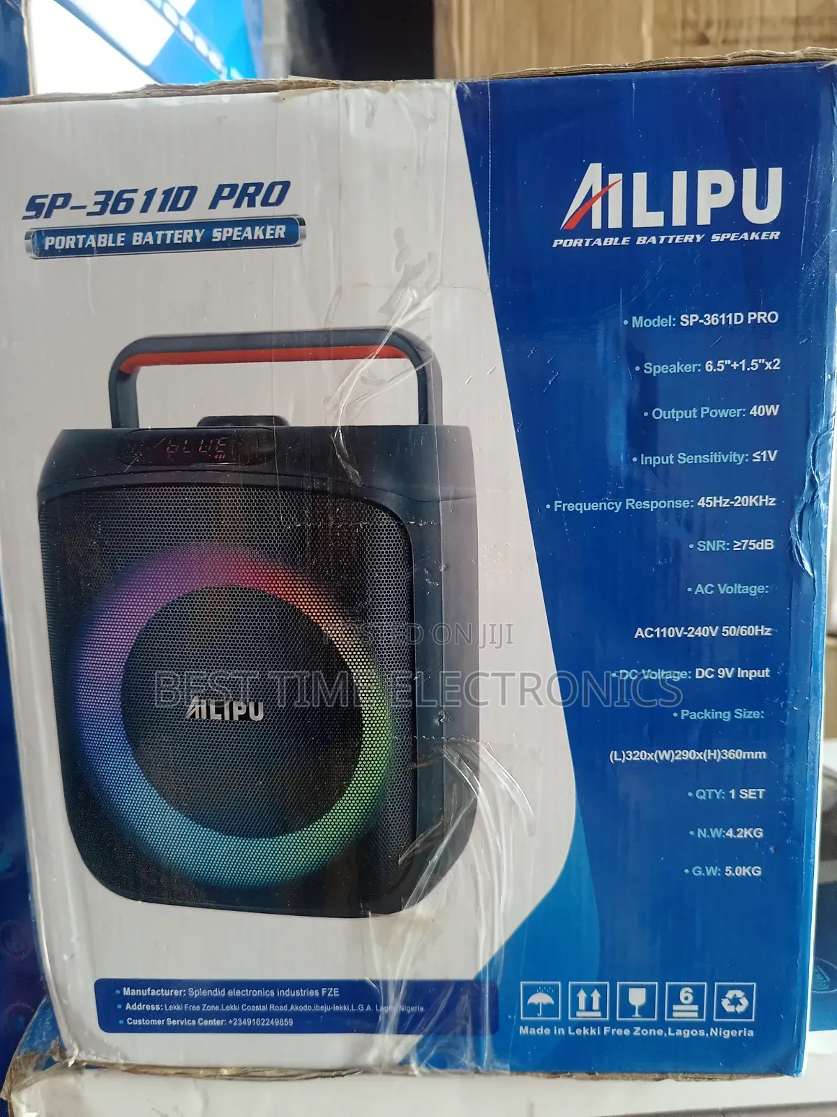 Ailipu Portable Battery Speaker 3611d