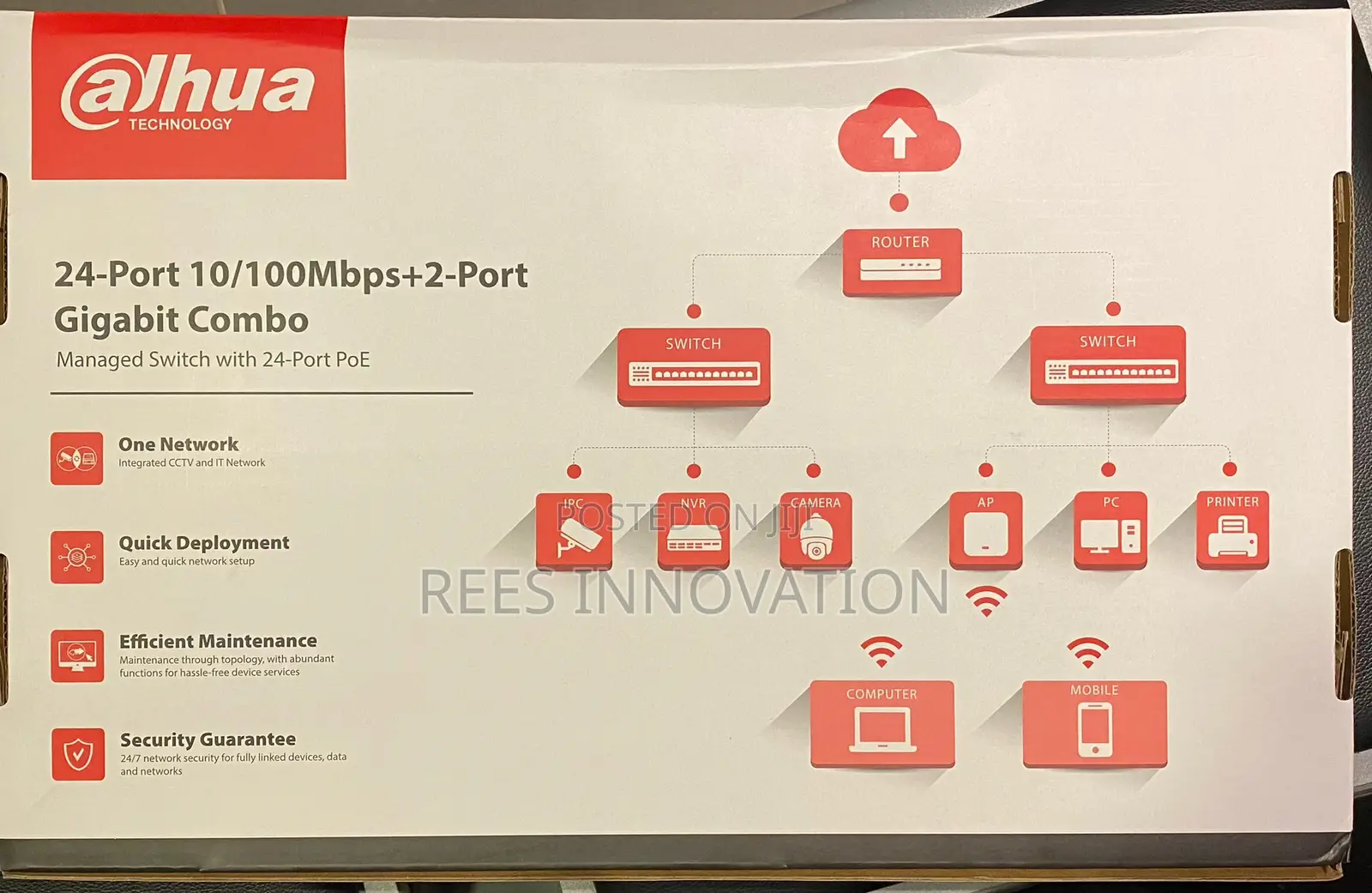 Dahua 24port Poe Switch