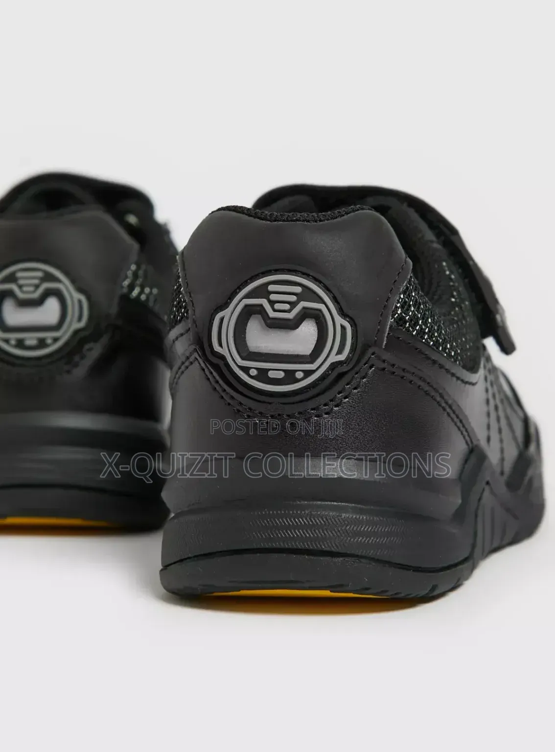 High-Quality Boys Magic Feet Black Shoe (31)