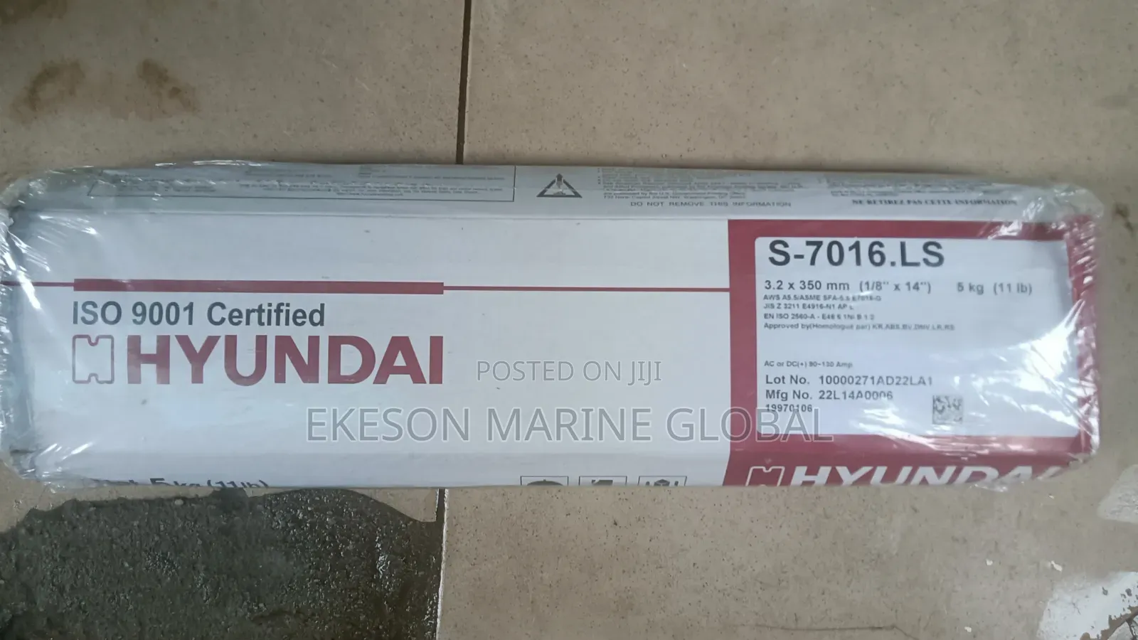 Hyundai 3.2mm 7016 Eletrode