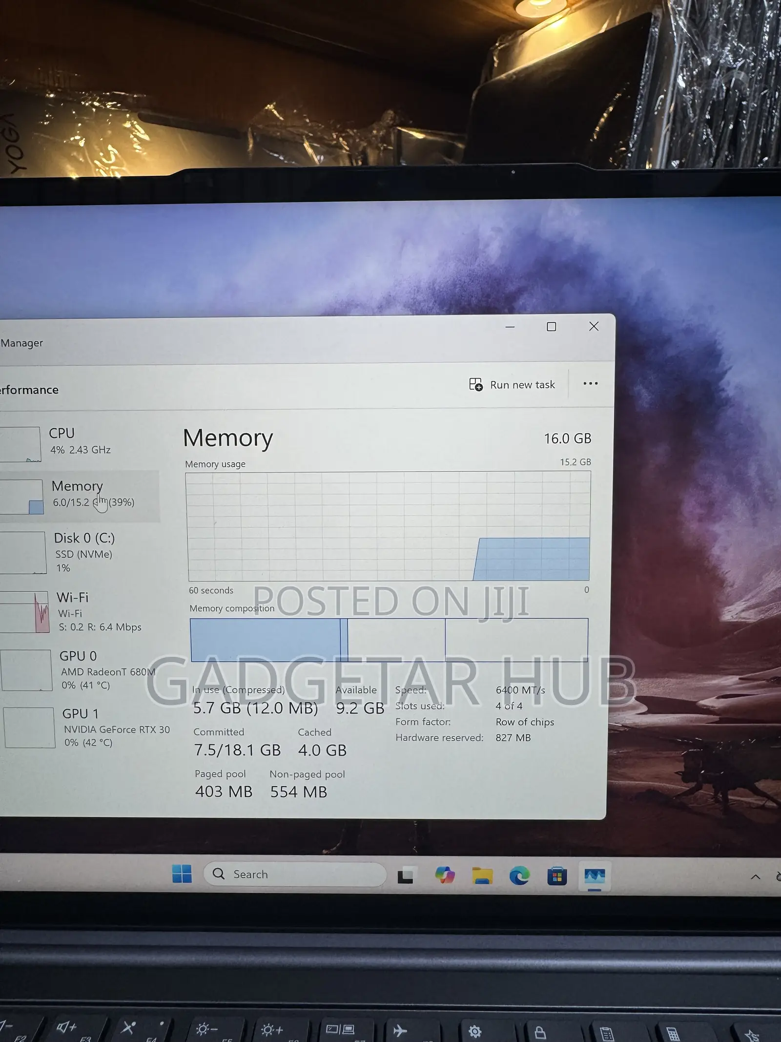 Laptop Lenovo Legion 7 16GB AMD Ryzen 7 SSD 512GB