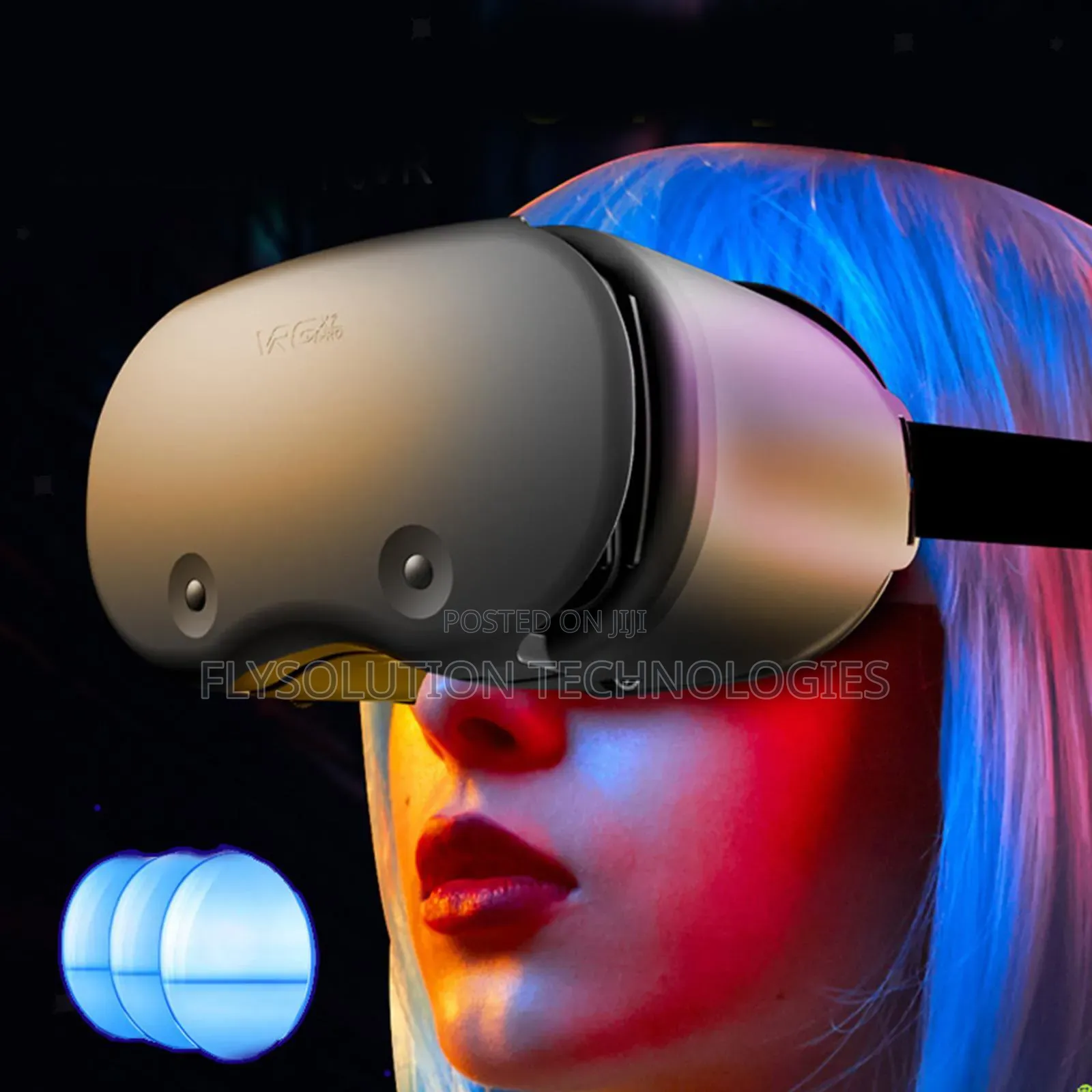 3d Glasses Headset Reality Full Screen For 5-7" Smartphone Movies
