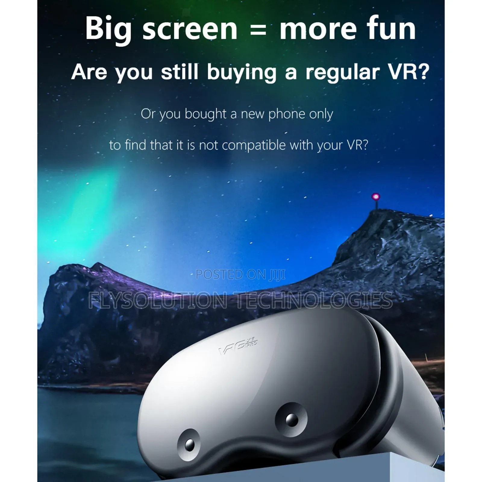 3d Glasses Headset Reality Full Screen For 5-7" Smartphone Movies