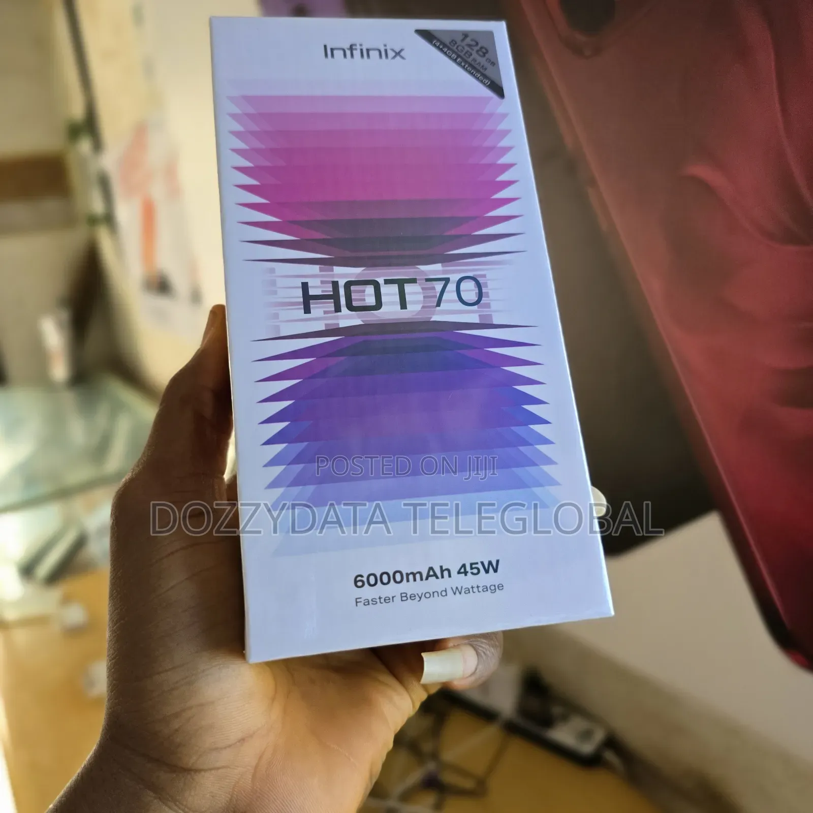 New Infinix Hot 70 256 GB Black