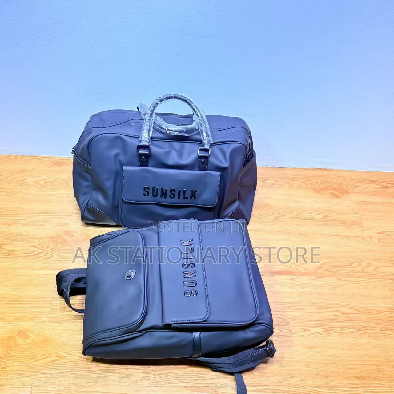 Olive Green Sunsilk Brand Backpack and Duffle Bag Set