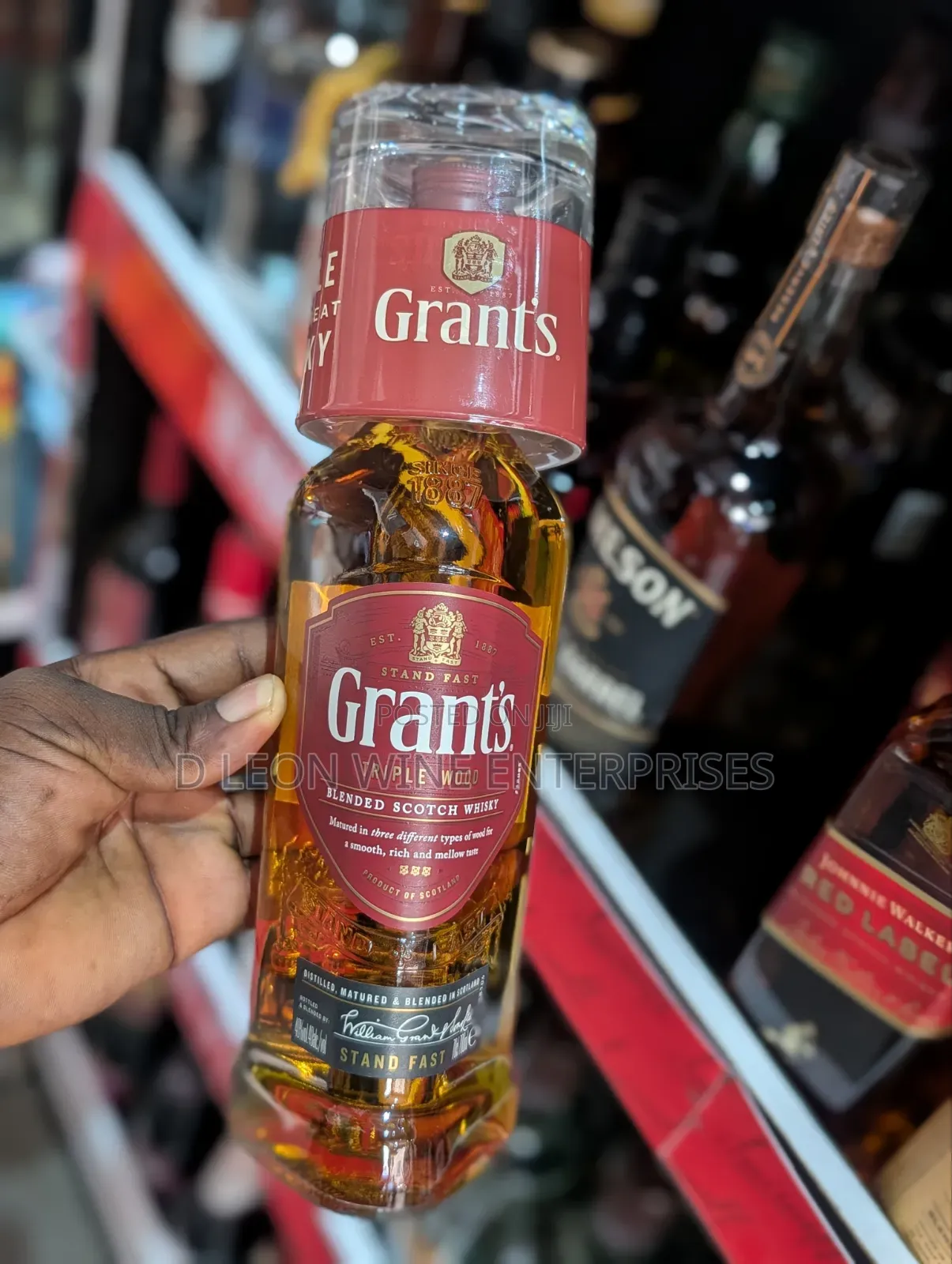 Grant Whisky Cartoon by ( 12 Bottles )
