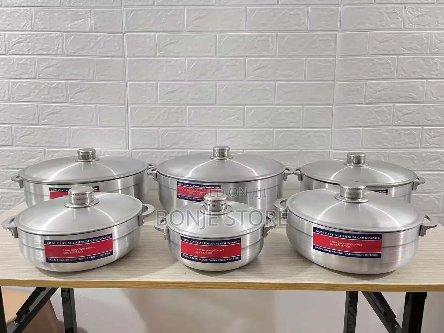 6pcs Alluminum Cookware Set