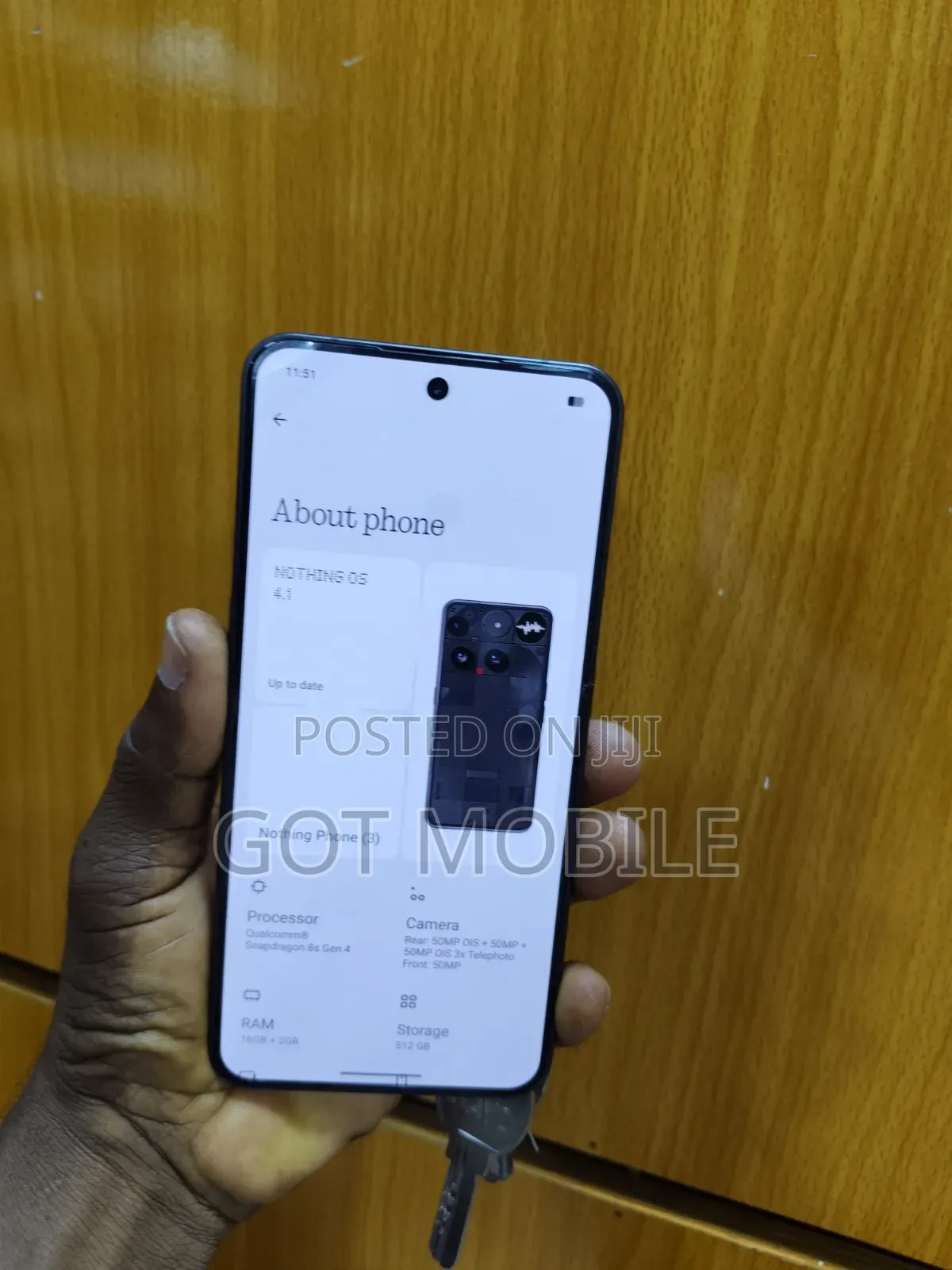 Nothing Phone 3 512 GB Gray