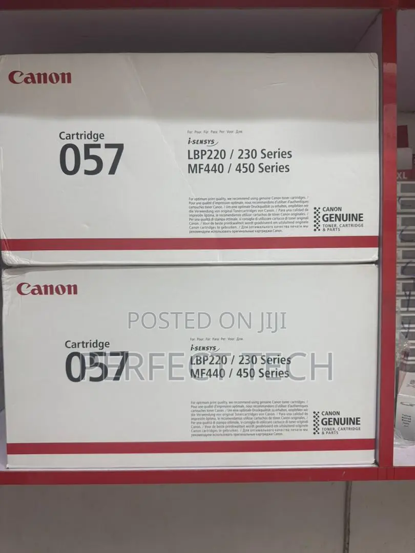 Canon Genuine 057 Black Toner Cartridge High Capacity