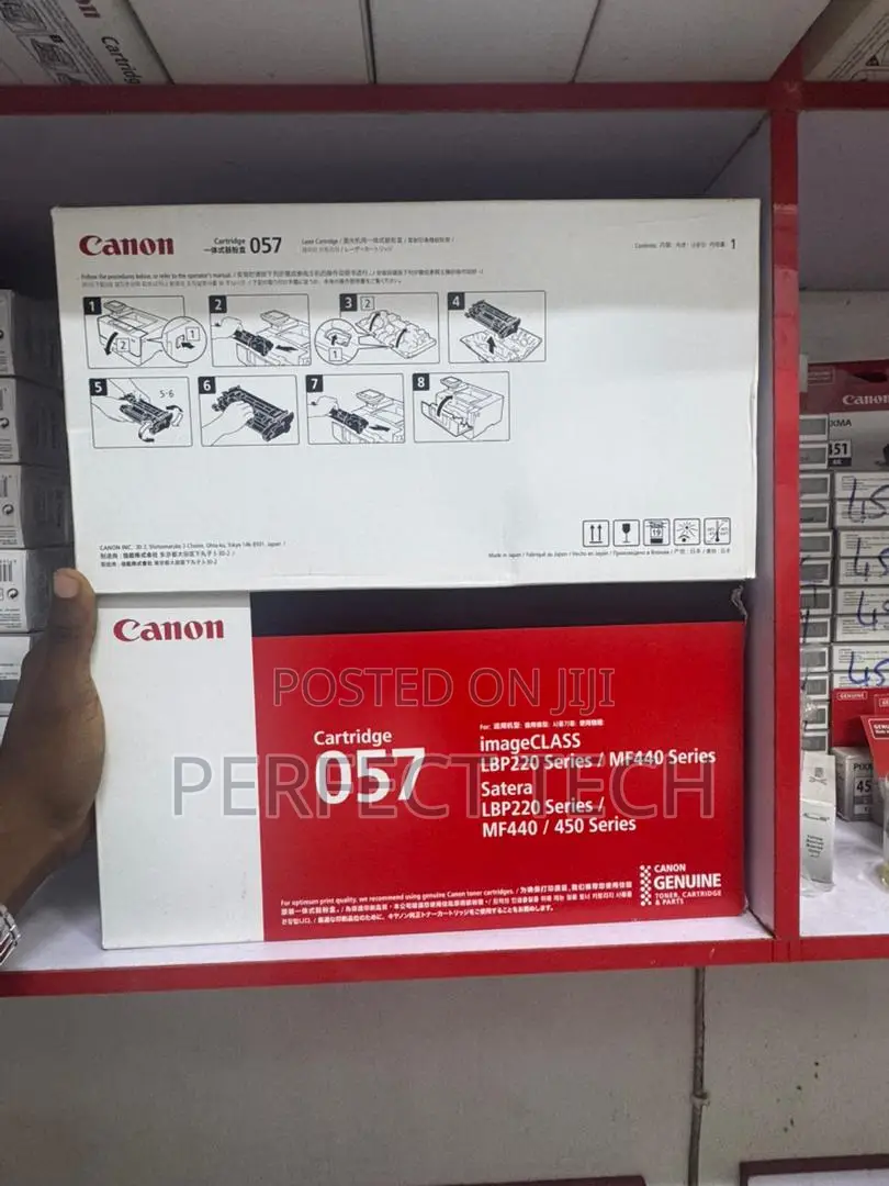 Canon Genuine 057 Black Toner Cartridge High Capacity