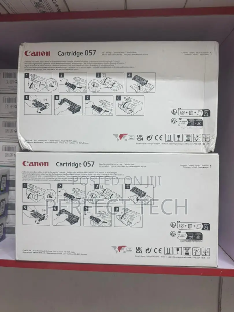 Canon Genuine 057 Black Toner Cartridge High Capacity