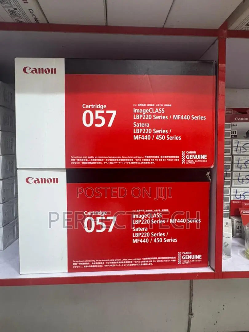 Canon Genuine 057 Black Toner Cartridge High Capacity