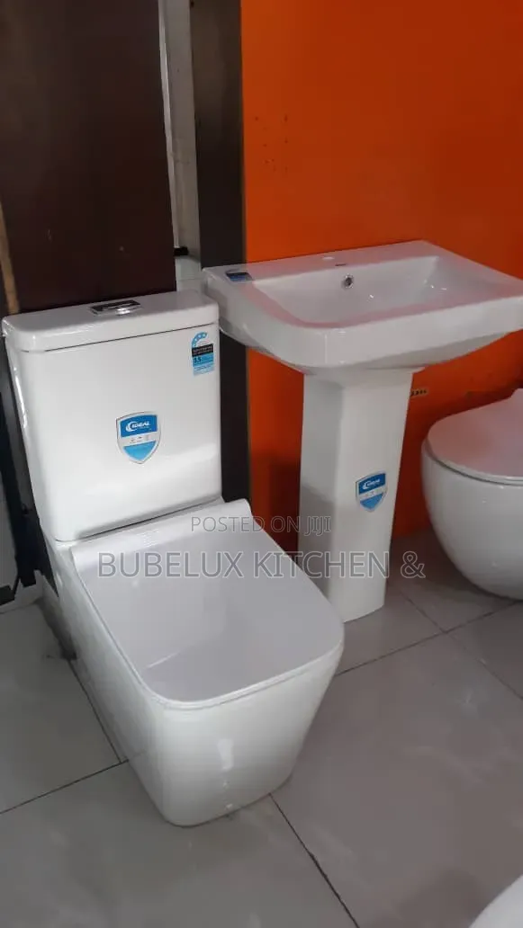 Complete Toilet Set - Wc + Pedestal Basin | Brand New