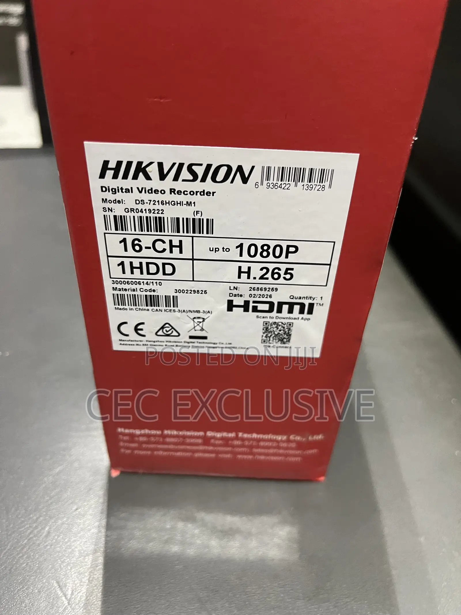 Hikvision Turbo Hd Dvr 7200 Series 16chanels