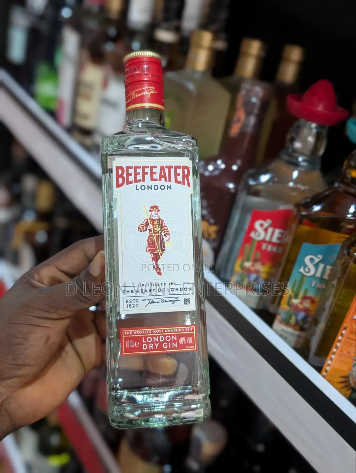 Beefeater London Dry Gin Cartoon by ( 12 Bottles )