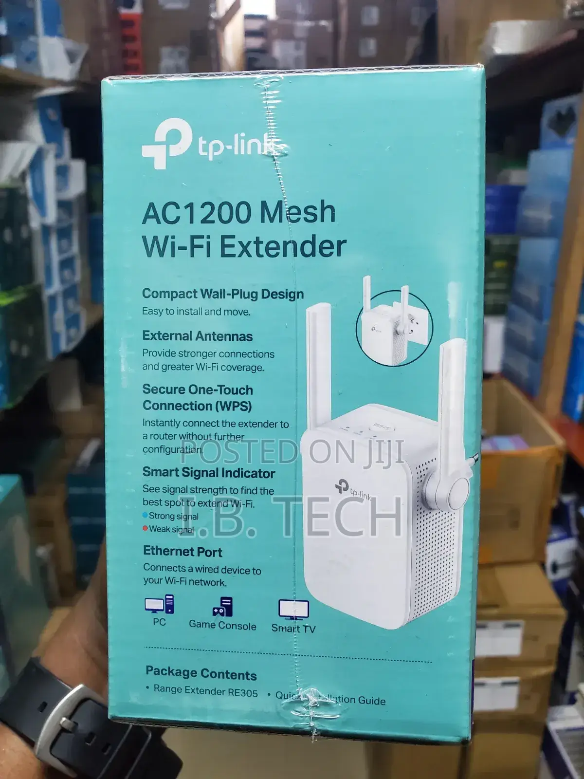 Tp-Link Mesh Wi-Fi Extender Ac1200 Dual Band Re305