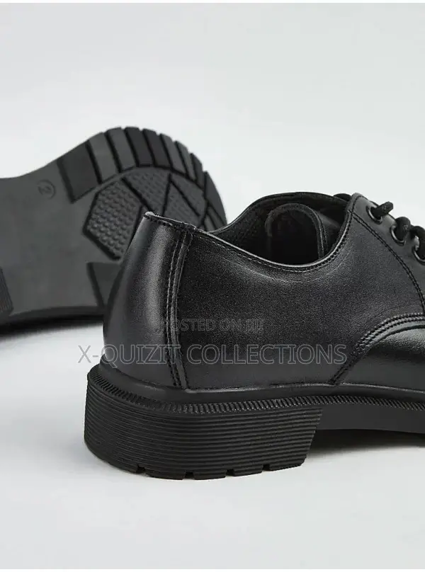 George Leather Chunky Derby School Shoes (32)