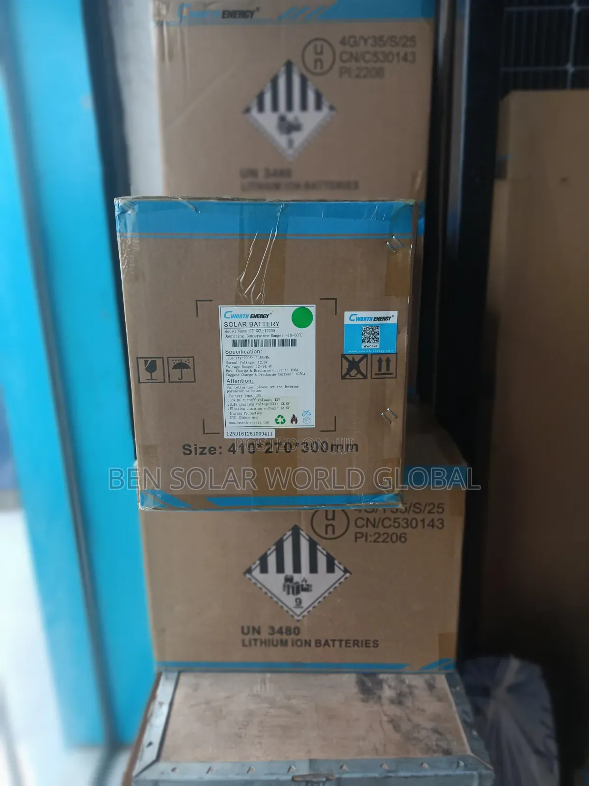 200ah C Worth Solar Energy 12v