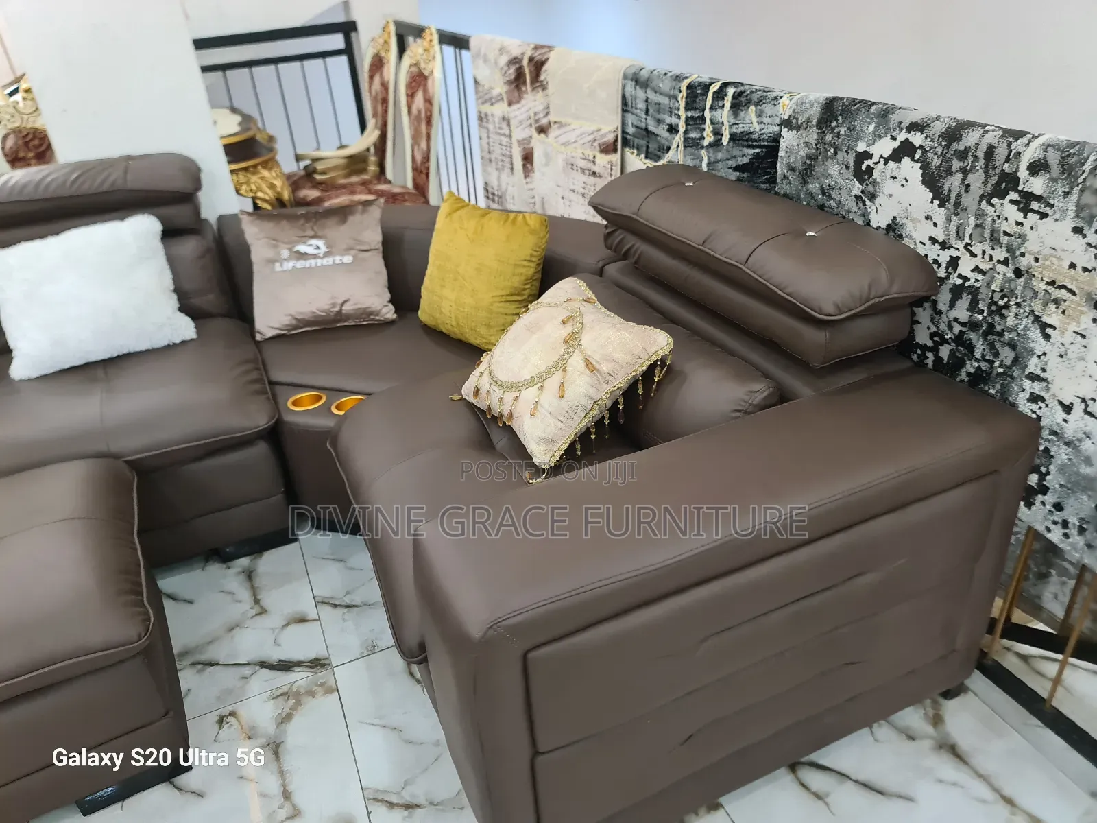 Pure Leather Sofa Chair by 8seaters