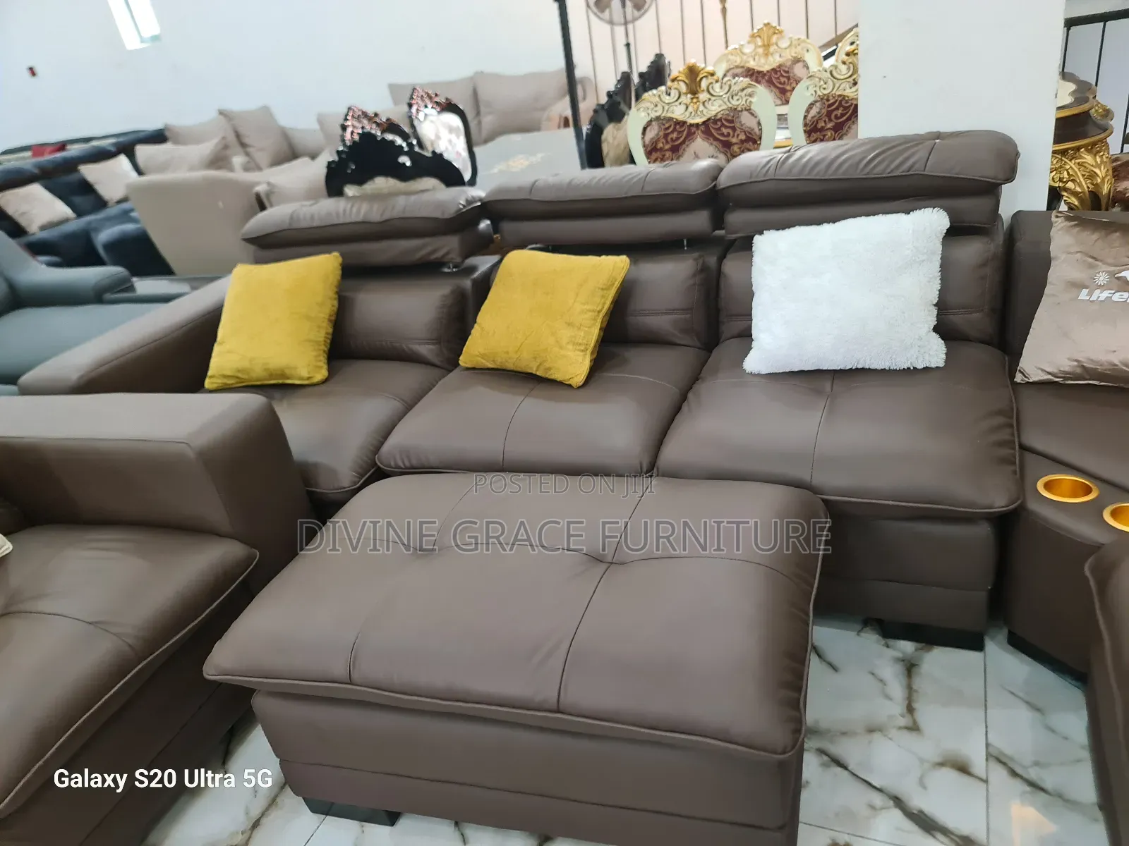 Pure Leather Sofa Chair by 8seaters