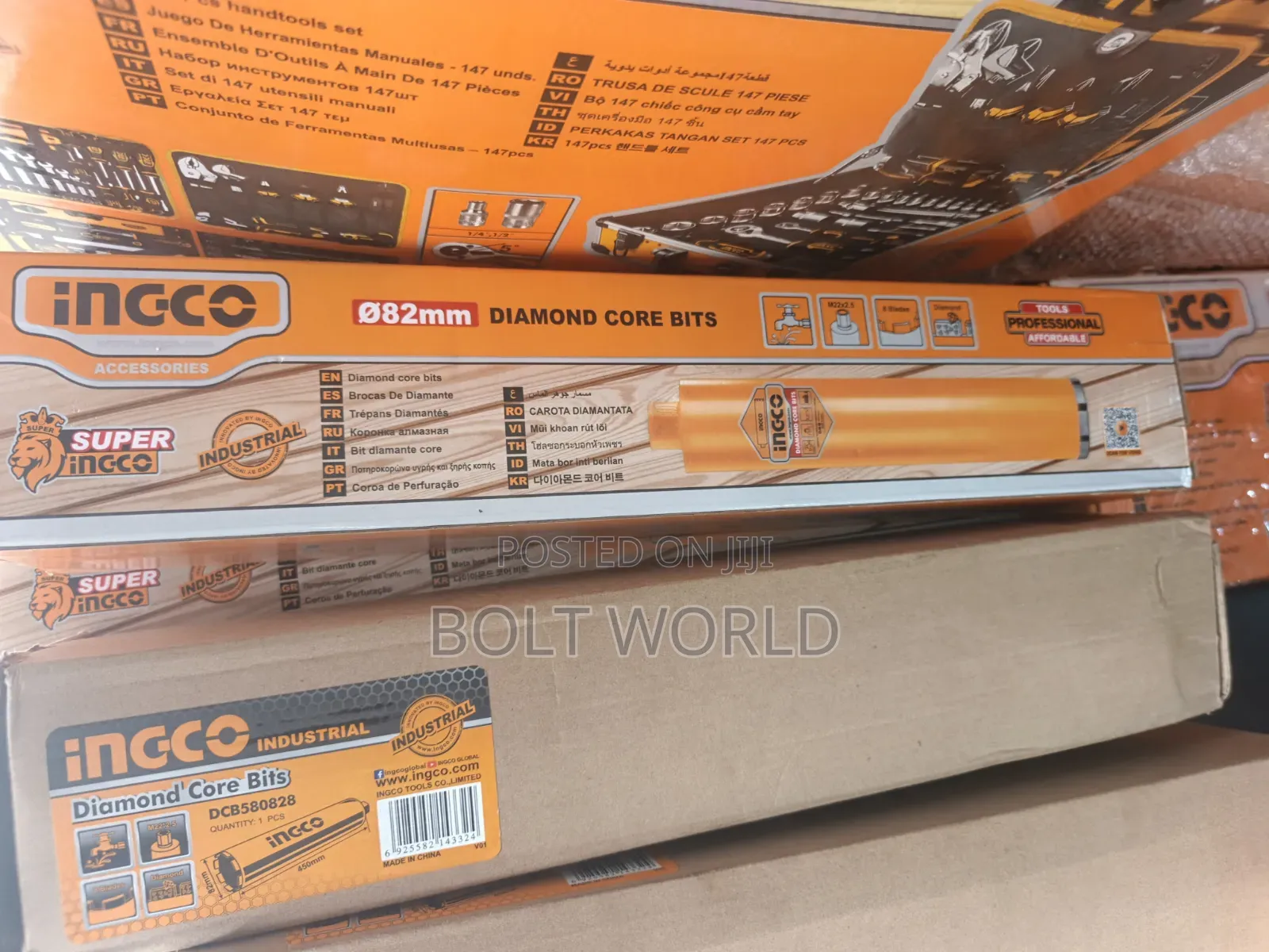 Ingco Diamond Core Drill Bit 82mm