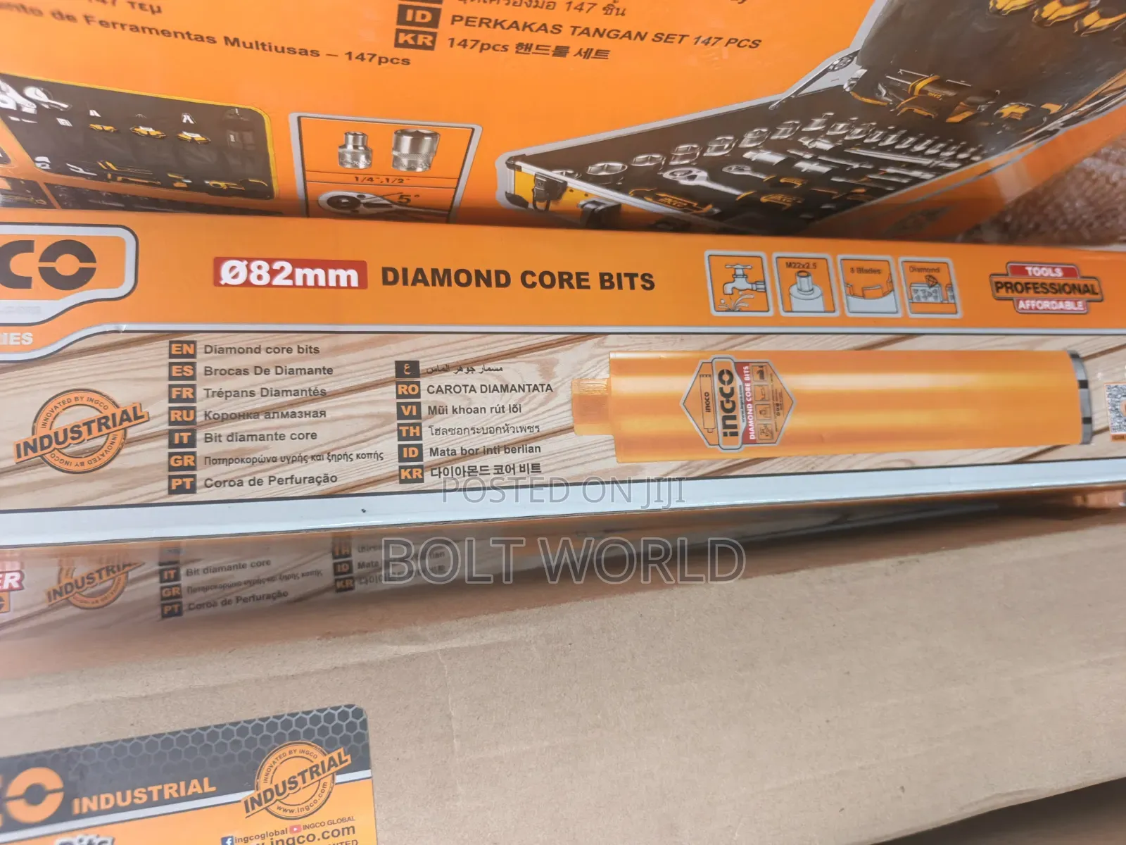 Ingco Diamond Core Drill Bit 82mm