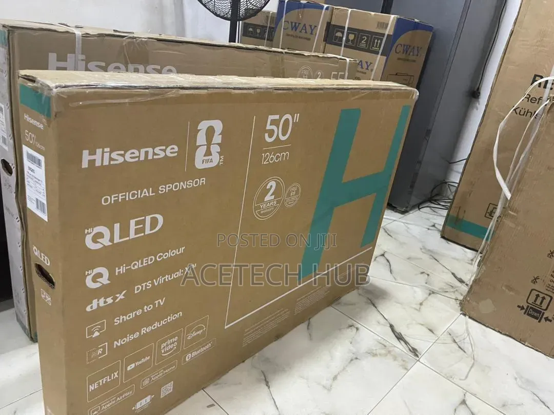 Hisense 50 Inches Smart Tv Available in Lagos