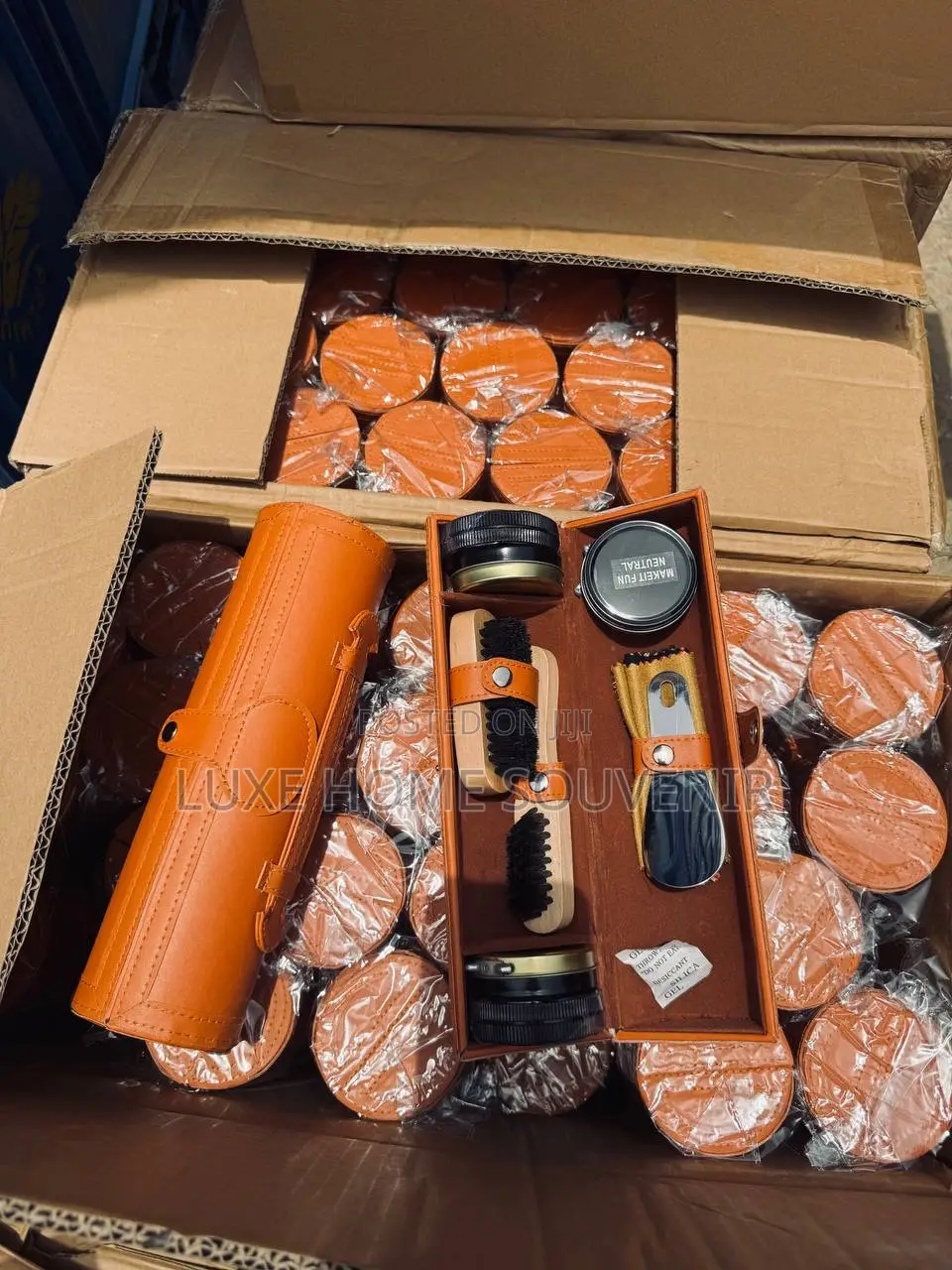 Leather Shoe Polish Set Kit