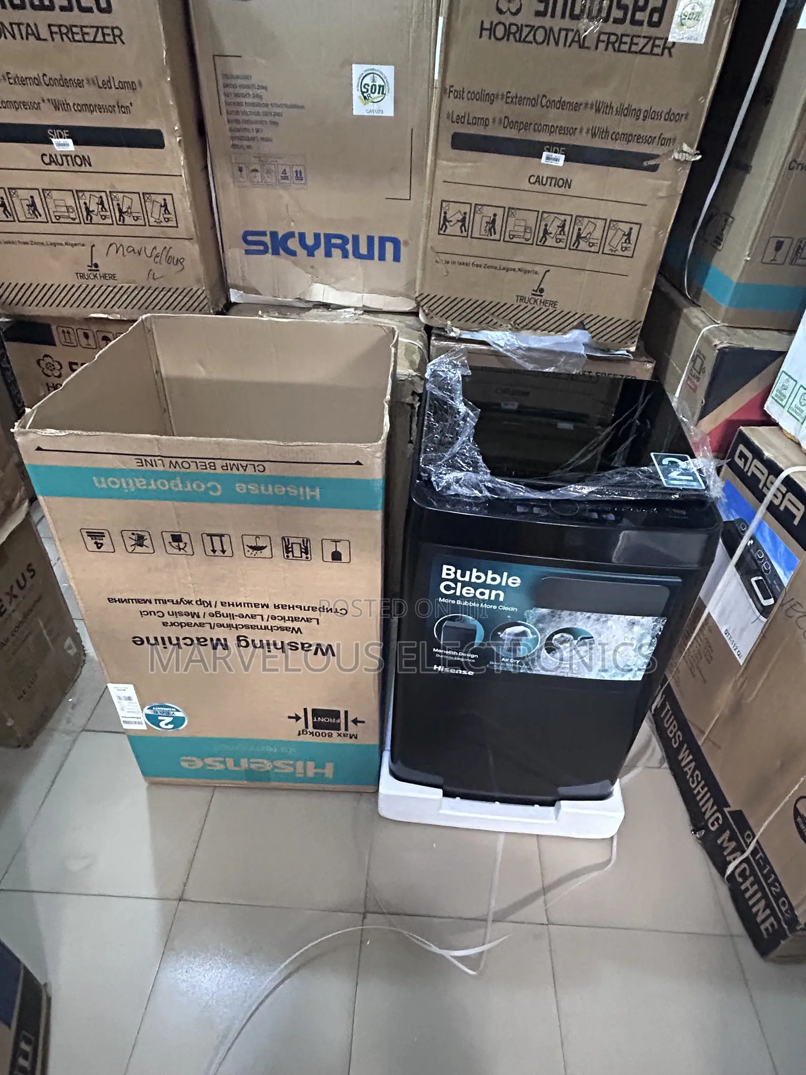 Brand New Hisense Automatic 9kg Inverter Top Loader Washing Machine
