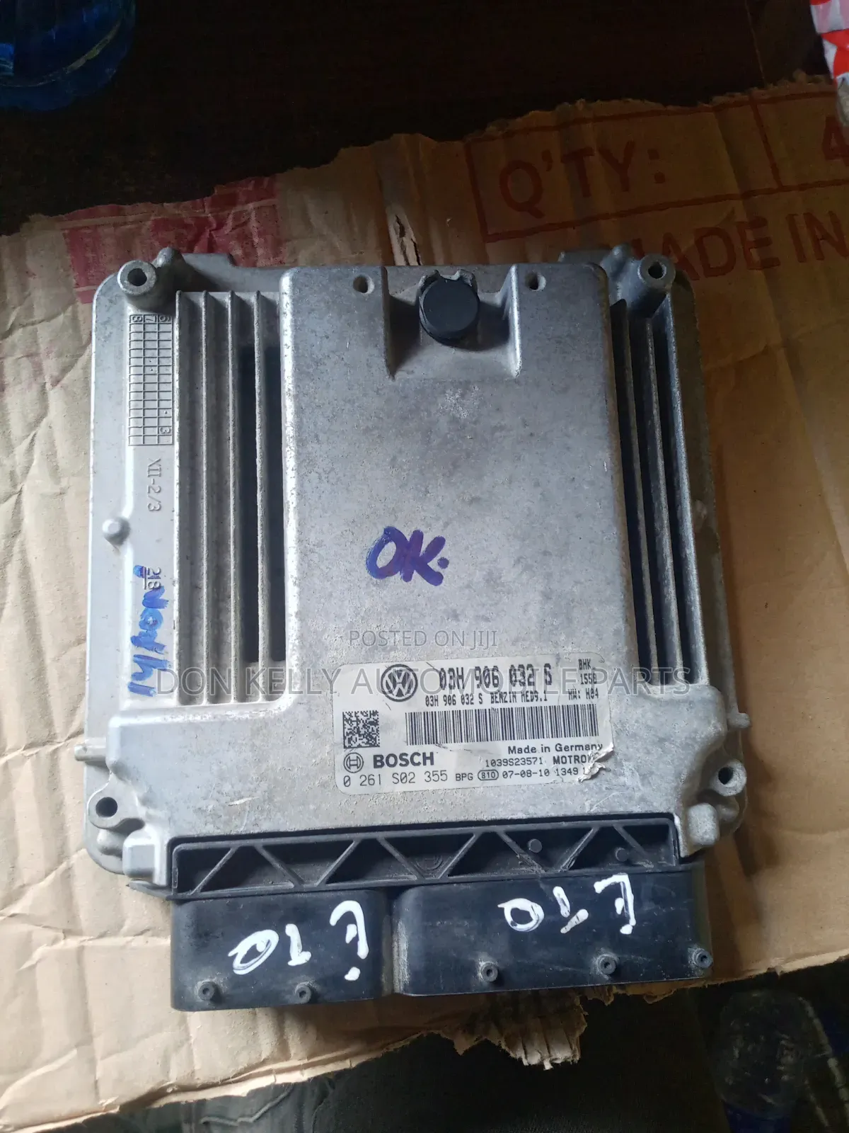 Volkswagen Touareg Engine Brain Box 2007 to 2010