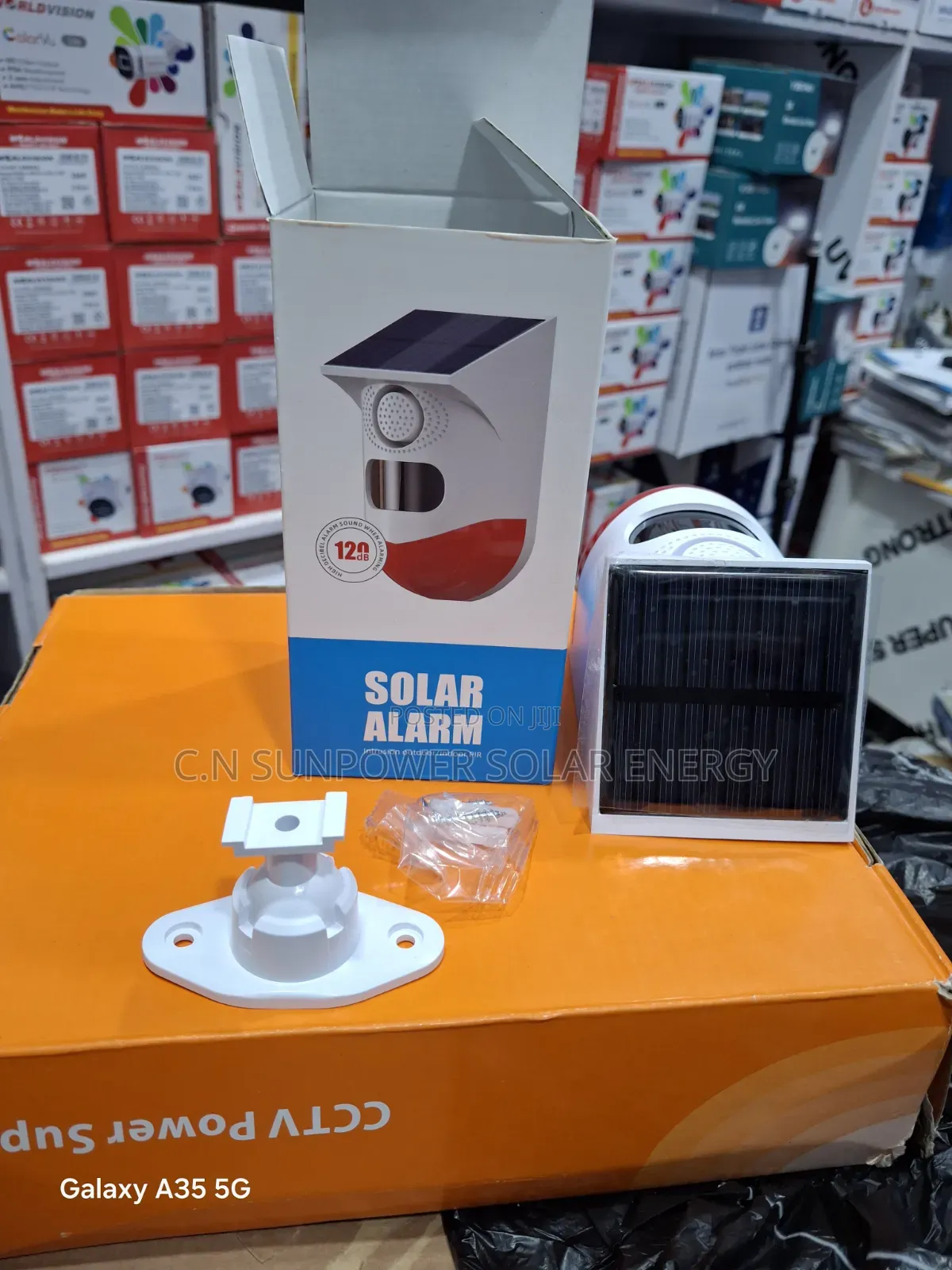 Solar Alarm / With Inbuilt Panel