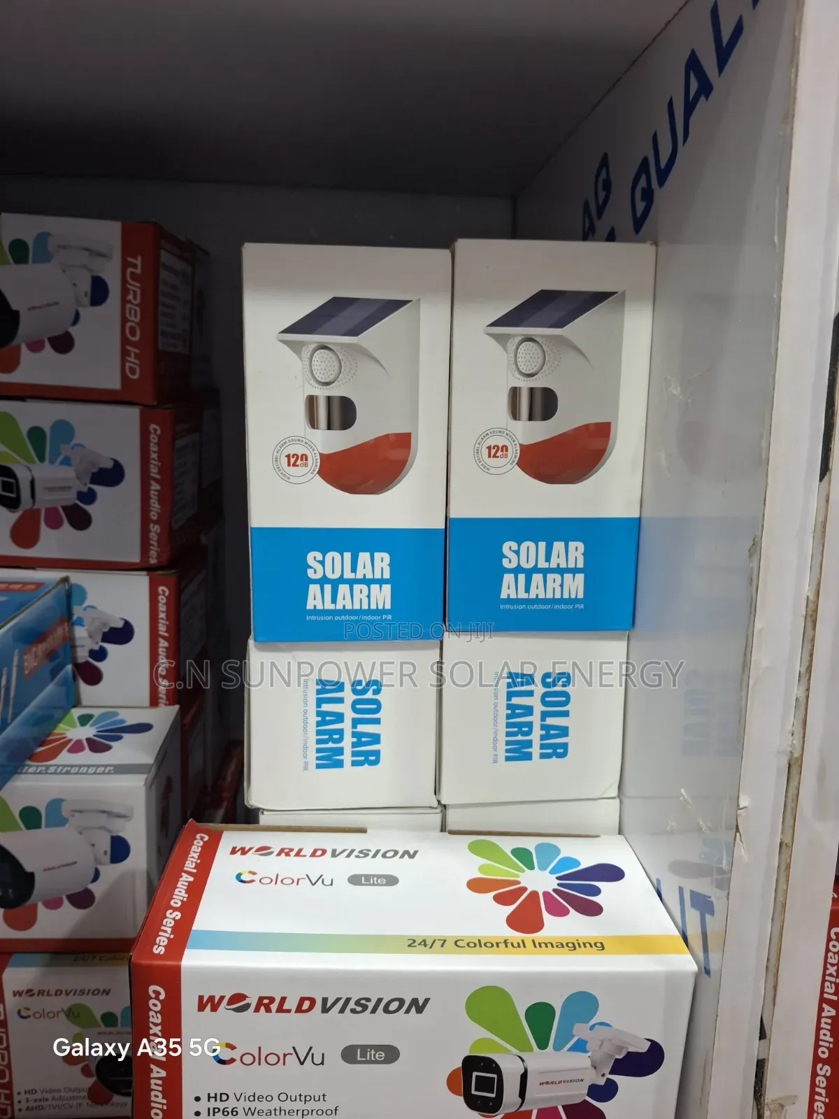 Solar Alarm / With Inbuilt Panel