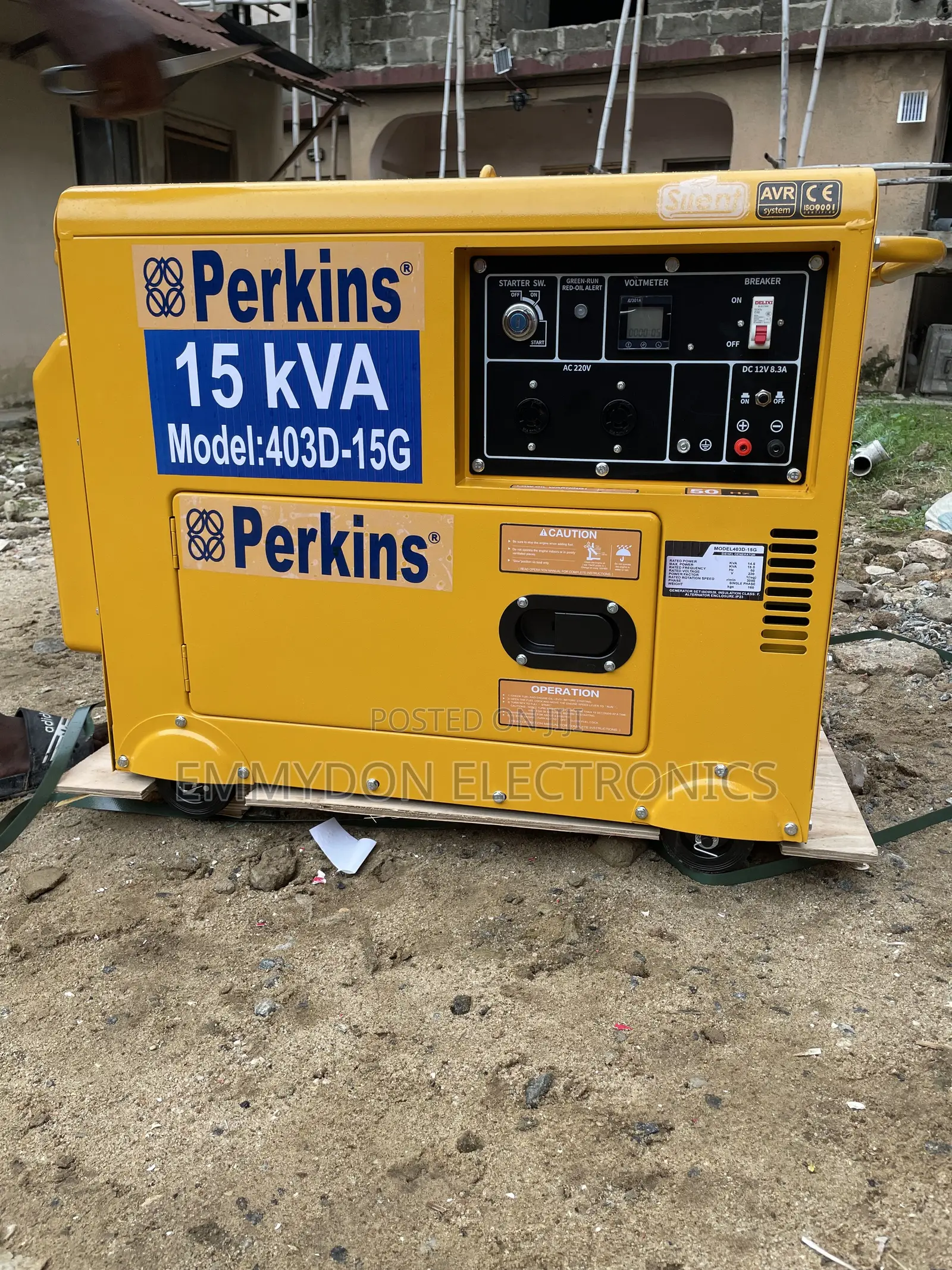 Perkins 15kva Generator for Commercial Applications