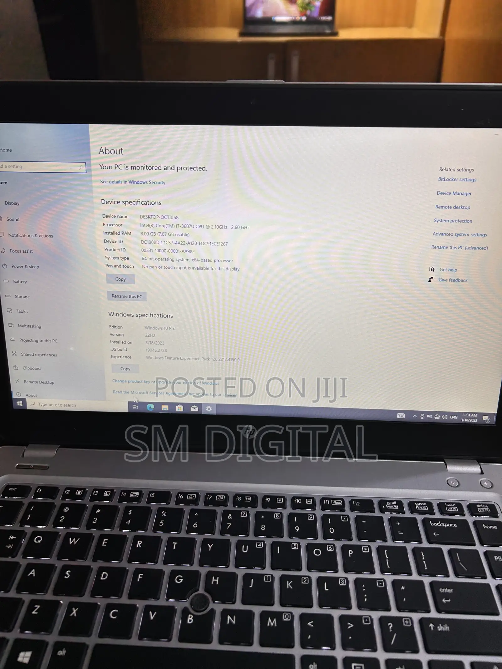 Laptop HP EliteBook Folio 9470M 8GB Intel Core i7 HDD 500GB