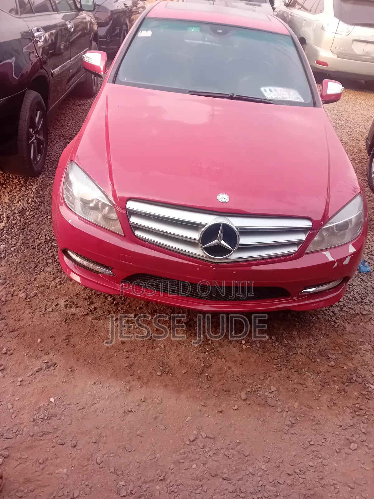 Mercedes-Benz C300 2009 Red