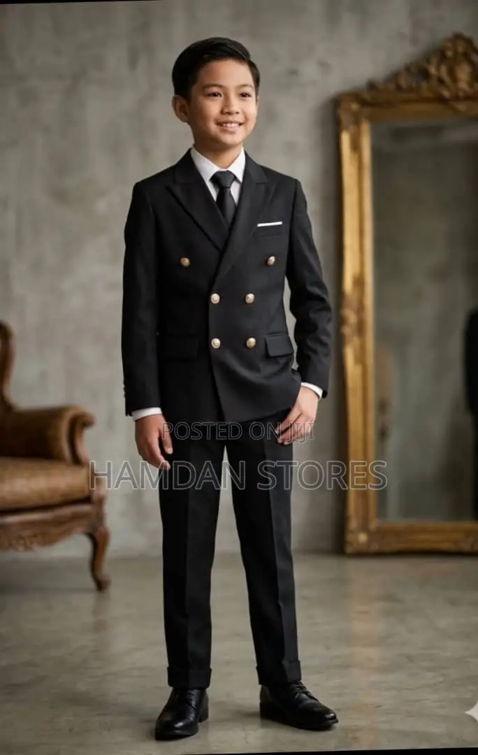 Double Breasted Children Suit