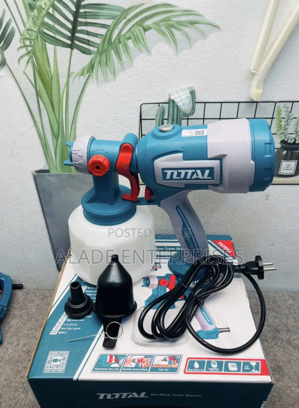 Total Electric Paint Spray Gun 530w