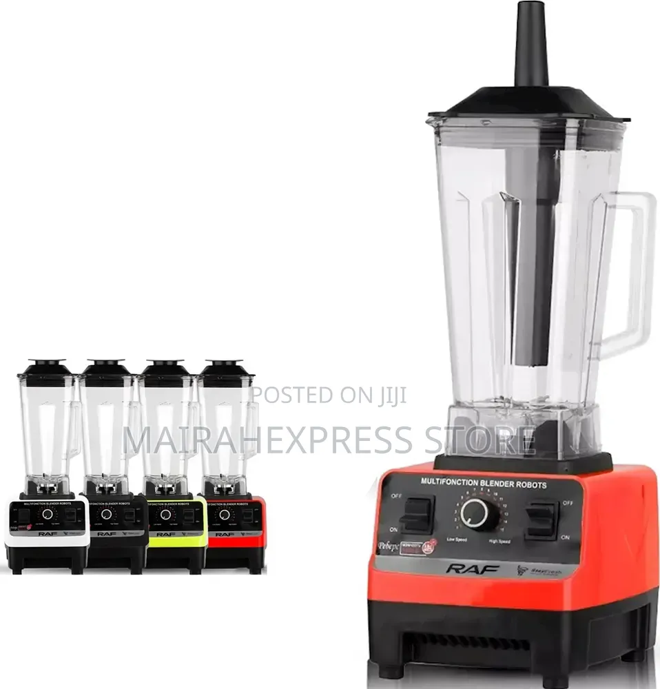 Raf
Raf Electric Blender, 2400 Watt, 2.5 Liter, 2st7