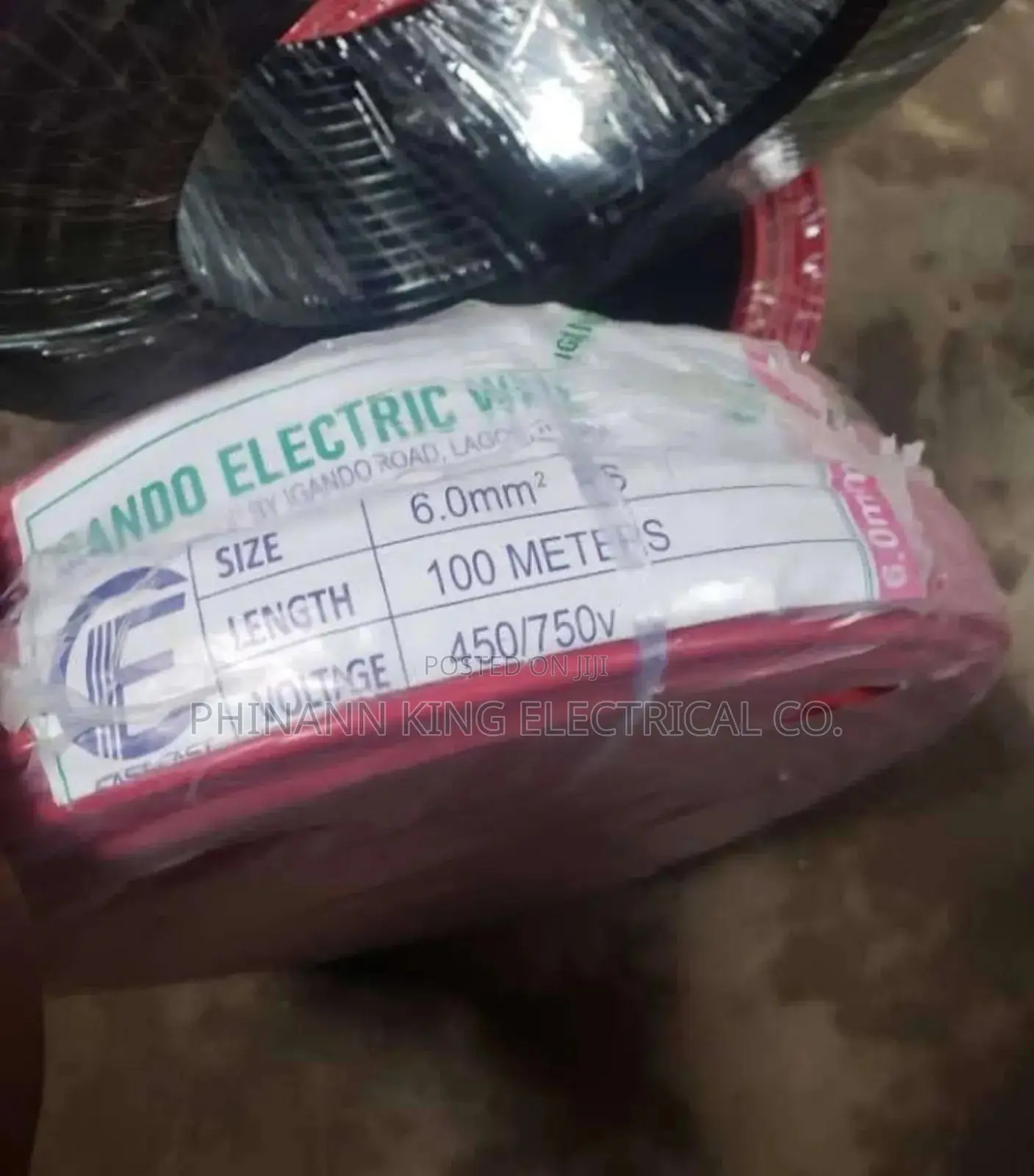 Original Igando Wire 6mm Single Core Full Gauge