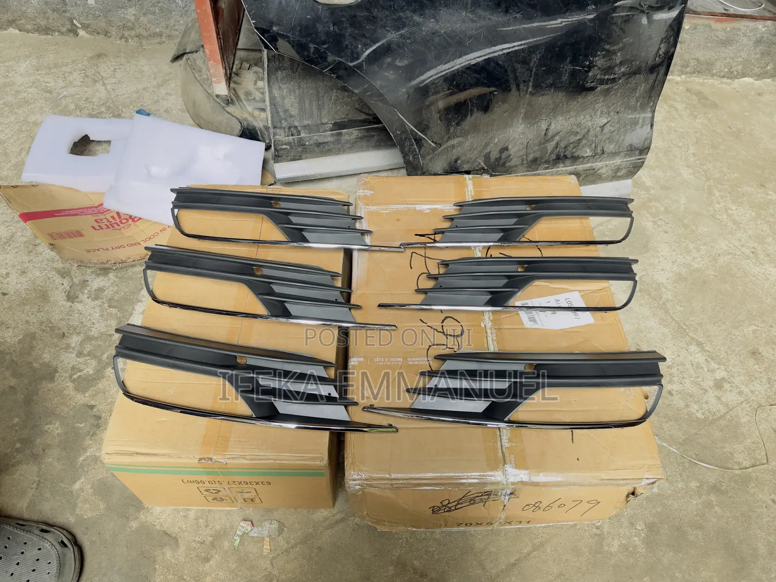 Fog Light Grille Audi A3 2013-2016