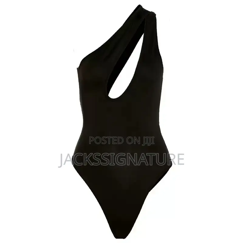 Black Cut-Out Bodysuit