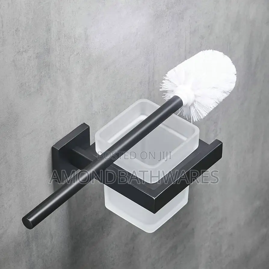 Wall Hung Glass Toilet Brush