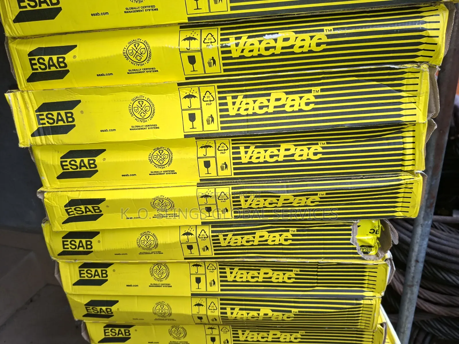 4.0 X 450mm Vacpac Electrodes Esab(Pack)