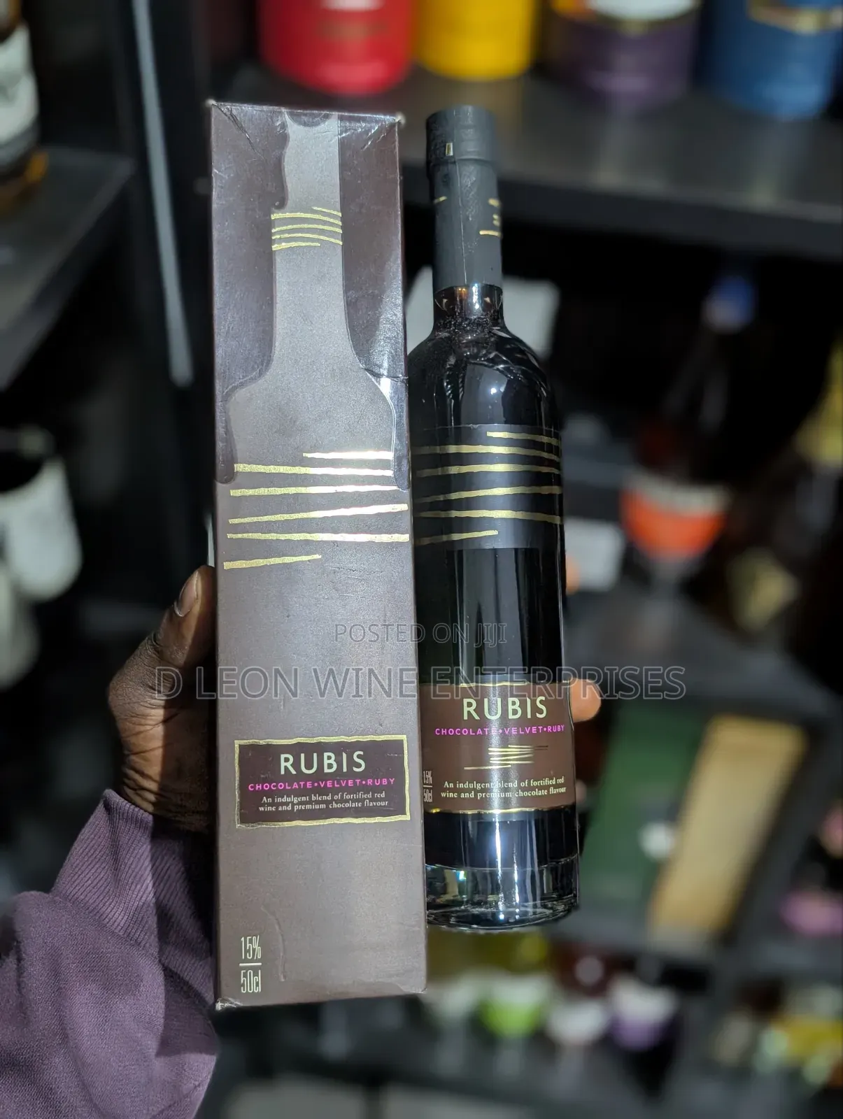 Rubis Chocolate Wine Cartoon by ( 12 Bottles )